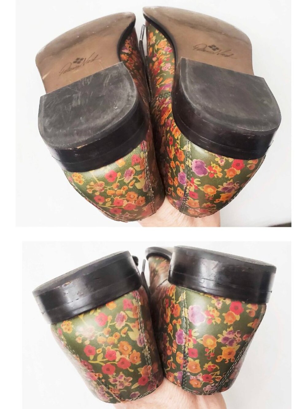 Patricia Nash Womens Silvio Leather Oxford Shoes Floral Print US 8 M - Picture 5 of 9